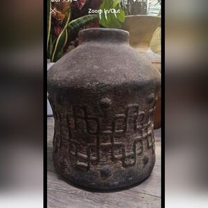 Large 19th Century Antique Korean Crock Earthy Brown